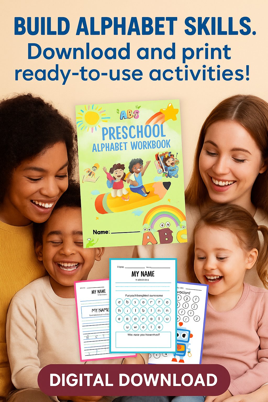 My First Alphabet Adventure – Preschool Workbook