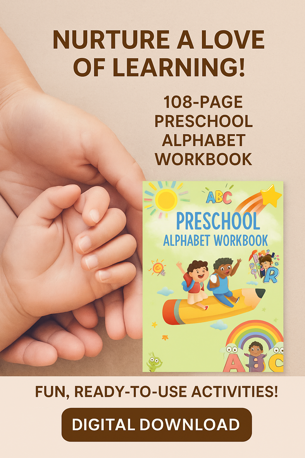 My First Alphabet Adventure – Preschool Workbook