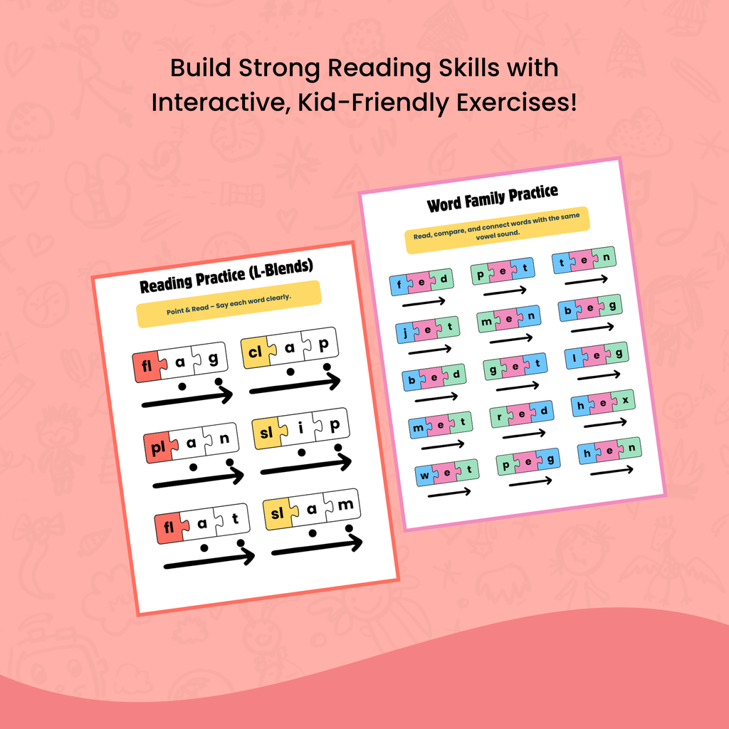 Phonics Fun Wordbook for Kids  |  Puzzle-Based Reading Adventure