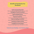 Phonics Fun Wordbook for Kids  |  Puzzle-Based Reading Adventure